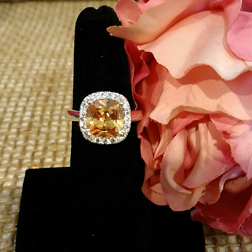 Genuine Morganite Gemstone Sterling Silver 💍